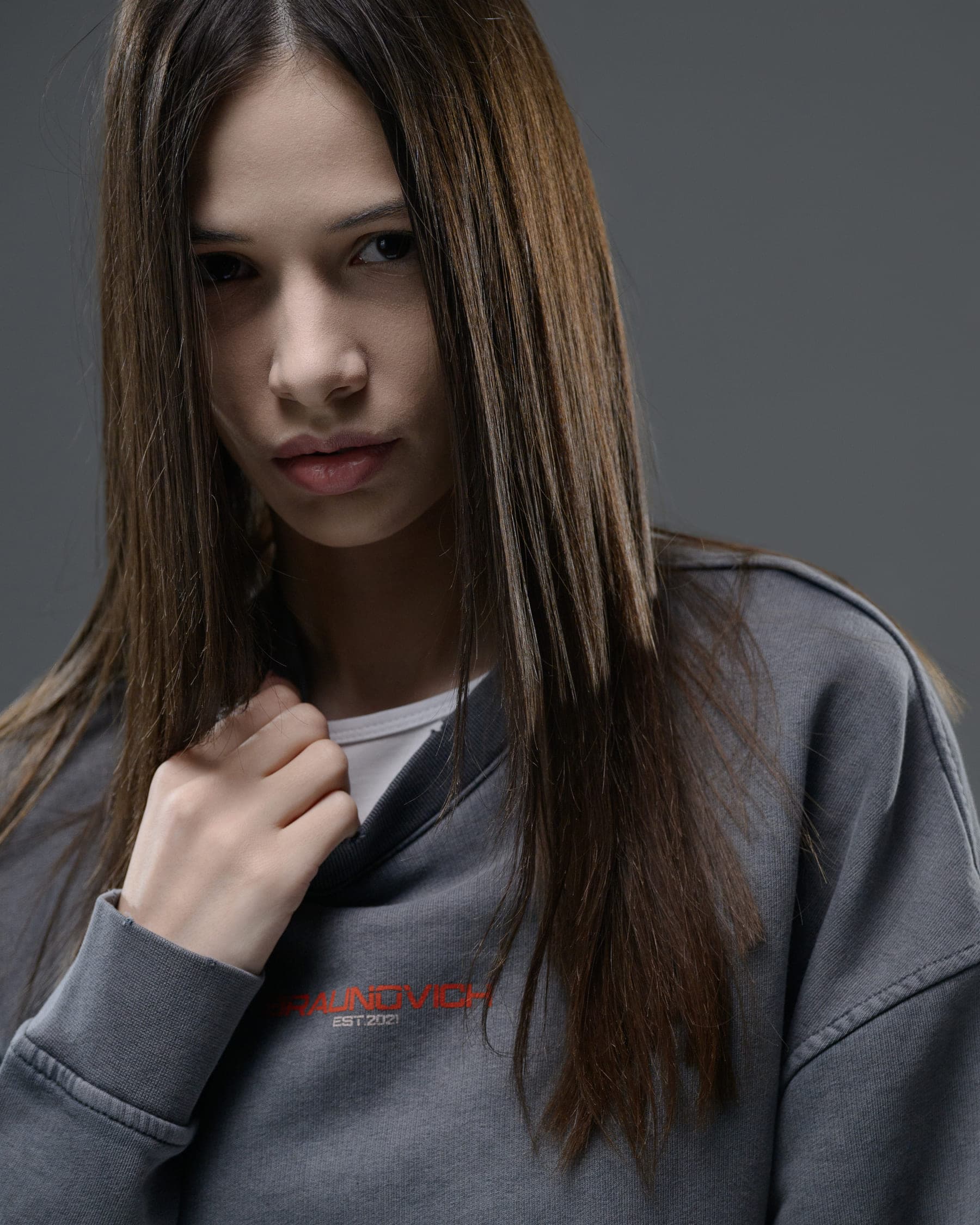 Свитшот Mangalam, цвет Gray — кадр 7