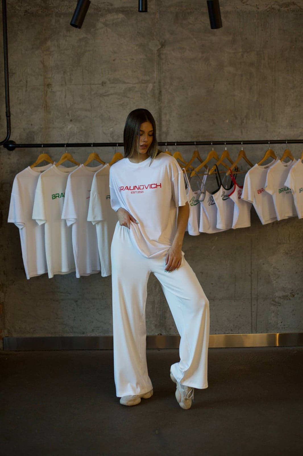 T-shirt Split, цвет Airy White — кадр 3