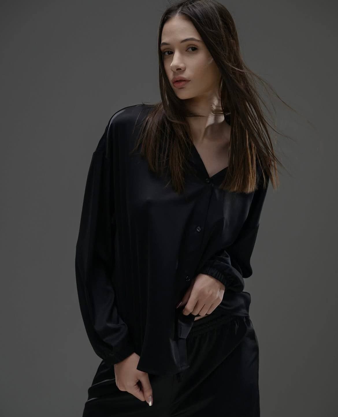 Рубашка Silk, цвет Black
