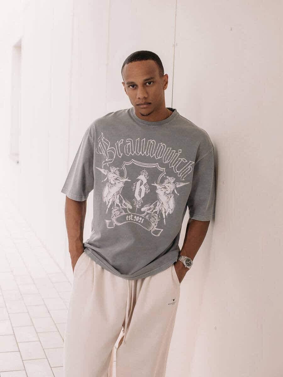 T-shirt Mangalam, цвет Gray — кадр 3