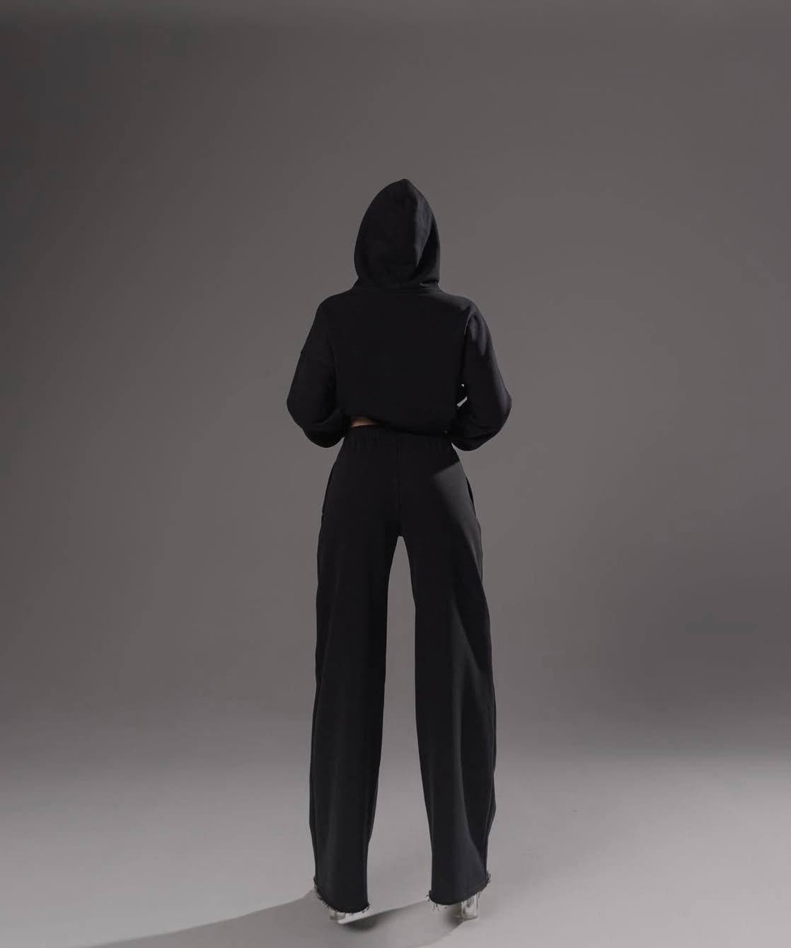 Брюки палаццо Base, цвет Black — кадр 3