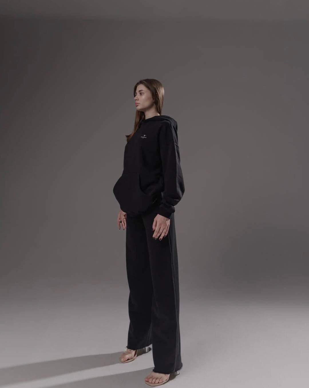 Брюки палаццо Base, цвет Black — кадр 5